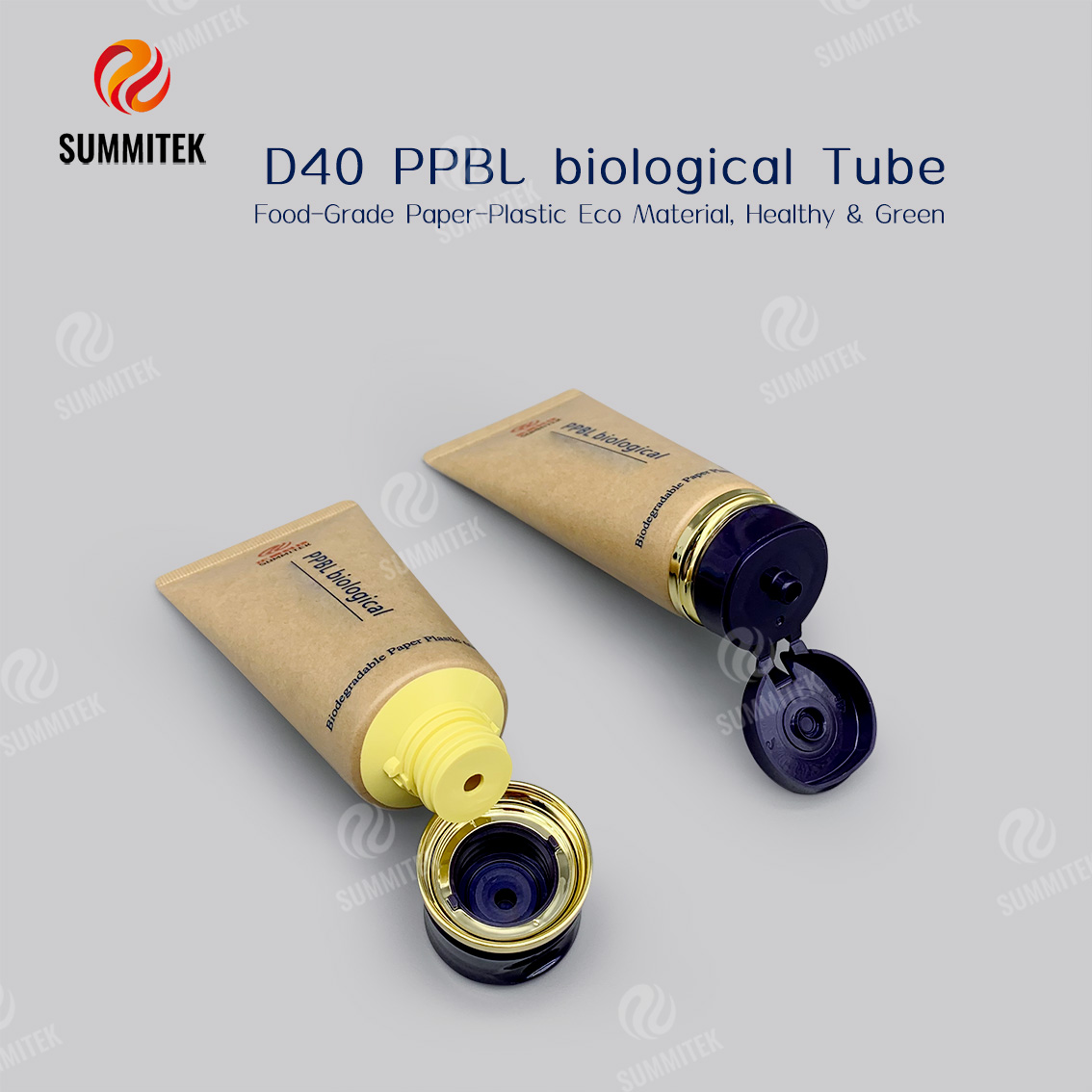 D40 Biyobozunur Kağıt T&uuml;p | %60 PPBL Eko Kozmetik Ambalaj
