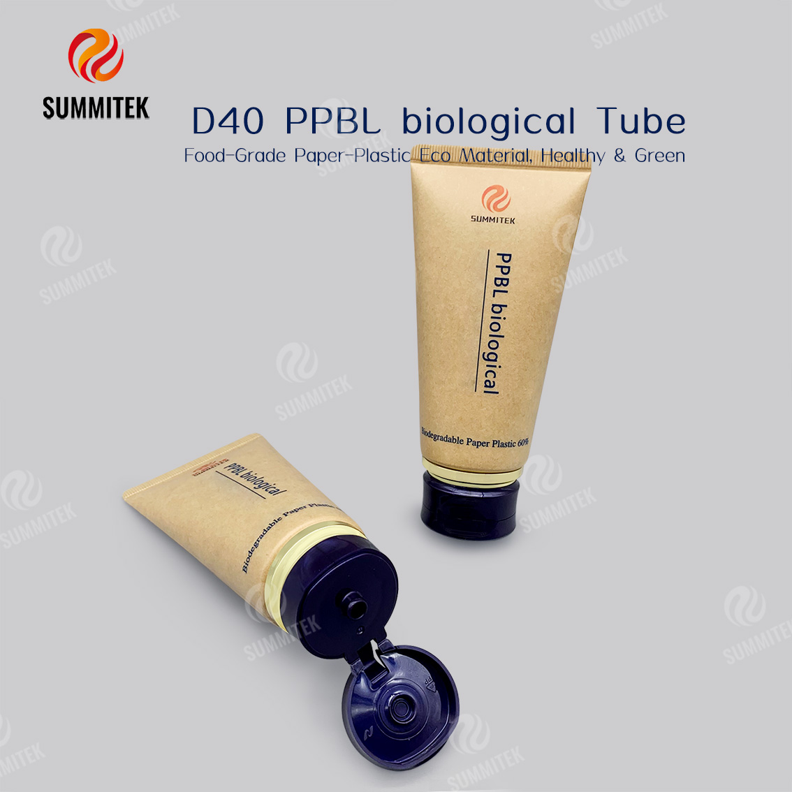 Doğal G&uuml;zellik i&ccedil;in Y&uuml;zde 60 Kağıt İ&ccedil;erikli D40 Kağıt-Plastik Laminat T&uuml;p