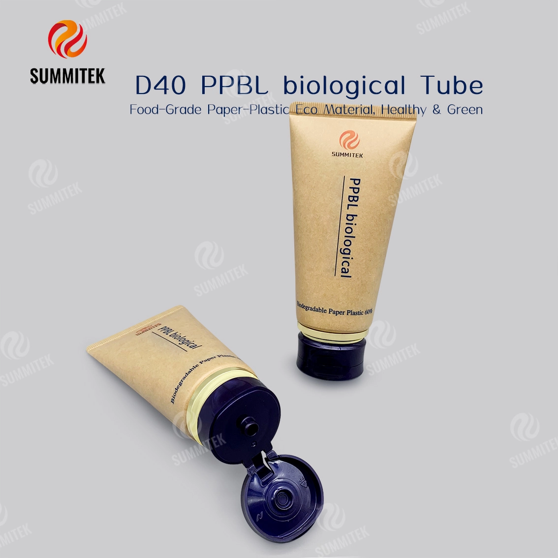 Doğal G&uuml;zellik i&ccedil;in Y&uuml;zde 60 Kağıt İ&ccedil;erikli D40 Kağıt-Plastik Laminat T&uuml;p